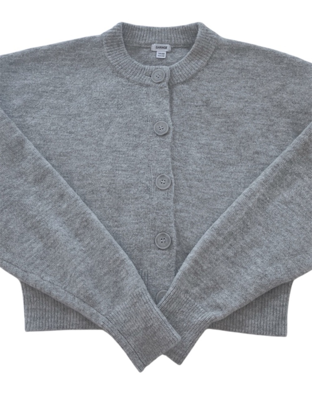 Garage Gray Soft Knit Button Cardigan in size XS - Picture 3 of 8